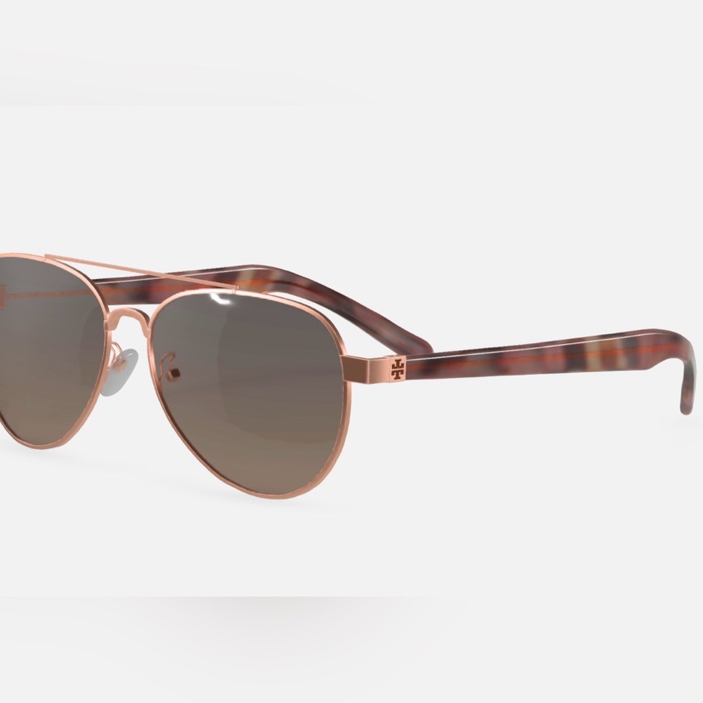 Tory Burch Aviator Sunglasses - TY6070 New - Picture 5 of 5